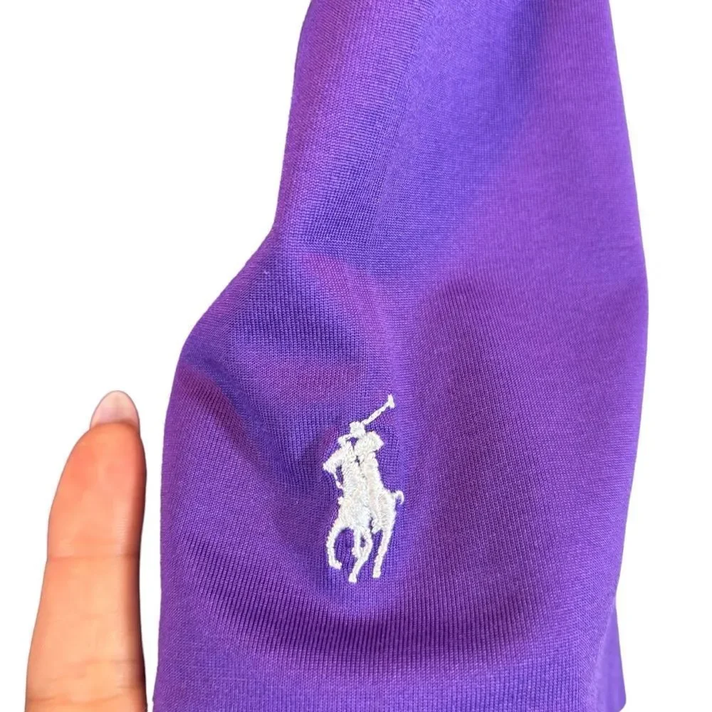 Rare Men’s Polo Ralph Lauren Gold PurpleUS Open Oakmont 2016 Polo Golf Shirt XXL